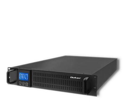UPS (zasilacz awaryjny) QOLTEC UPS RACK | 2kVA | 1600W | LCD 53946